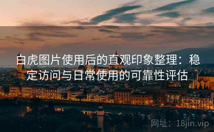 白虎图片使用后的直观印象整理：稳定访问与日常使用的可靠性评估