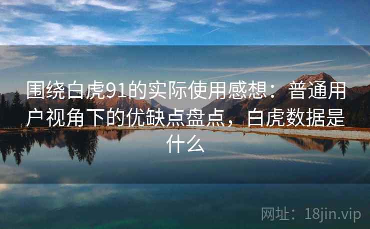 围绕白虎91的实际使用感想:普通用户视角下的优缺点盘点,白虎数据是什么 围绕白虎91的实际使用感想:普通用户视角下的优缺点盘点,白虎数据是什么