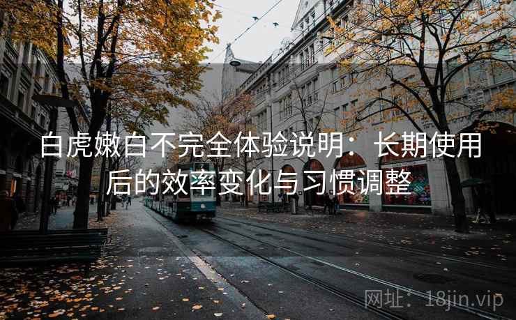 白虎嫩白不完全体验说明：长期使用后的效率变化与习惯调整