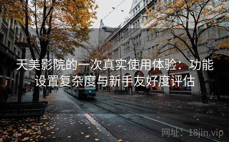 天美影院的一次真实使用体验：功能设置复杂度与新手友好度评估