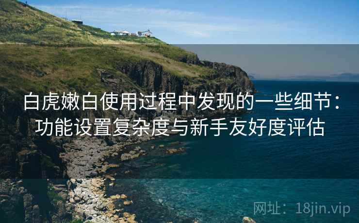 白虎嫩白使用过程中发现的一些细节：功能设置复杂度与新手友好度评估